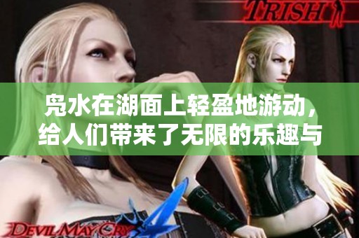 凫水在湖面上轻盈地游动，给人们带来了无限的乐趣与美好感受