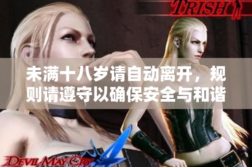 未满十八岁请自动离开，规则请遵守以确保安全与和谐