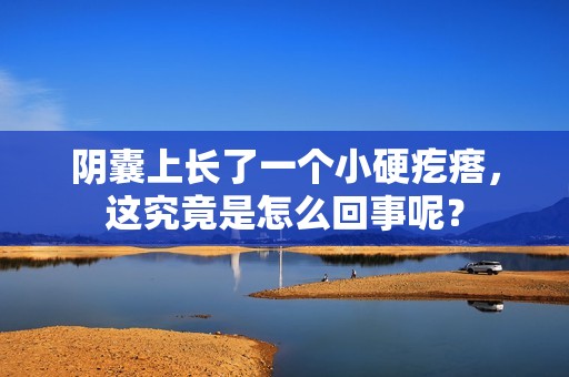 阴囊上长了一个小硬疙瘩，这究竟是怎么回事呢？