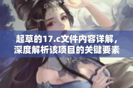 起草的17.c文件内容详解，深度解析该项目的关键要素与影响