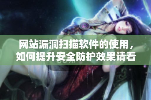 网站漏洞扫描软件的使用，如何提升安全防护效果请看这里