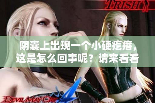 阴囊上出现一个小硬疙瘩，这是怎么回事呢？请来看看相关的解释和建议。