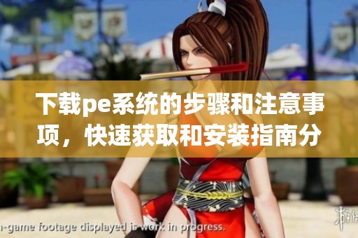 下载pe系统的步骤和注意事项，快速获取和安装指南分享