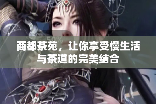 商都茶苑，让你享受慢生活与茶道的完美结合