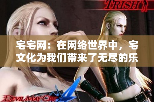 宅宅网：在网络世界中，宅文化为我们带来了无尽的乐趣与体验