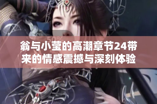翁与小莹的高潮章节24带来的情感震撼与深刻体验