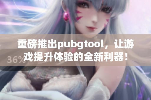 重磅推出pubgtool，让游戏提升体验的全新利器！