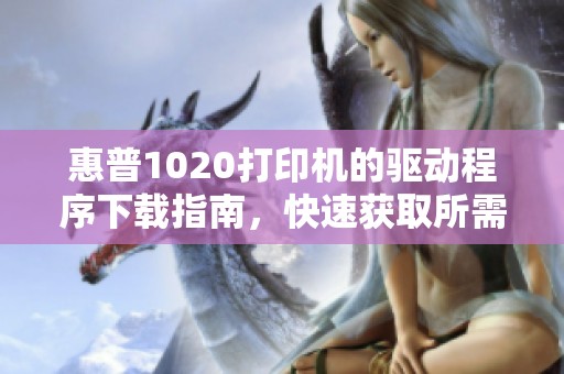 惠普1020打印机的驱动程序下载指南，快速获取所需驱动程序的方法与步骤