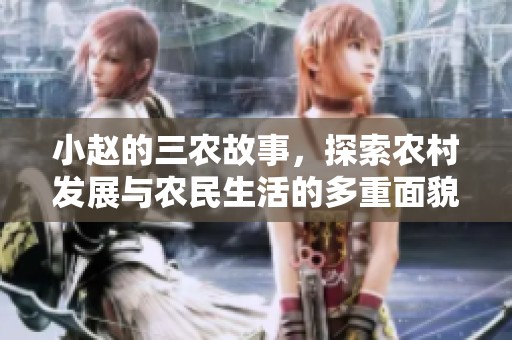小赵的三农故事，探索农村发展与农民生活的多重面貌