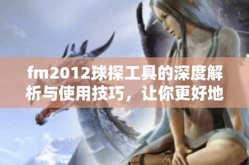 fm2012球探工具的深度解析与使用技巧，让你更好地掌握游戏秘诀