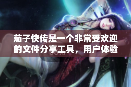 茄子快传是一个非常受欢迎的文件分享工具，用户体验极佳的应用。