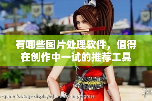 有哪些图片处理软件，值得在创作中一试的推荐工具