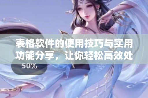 表格软件的使用技巧与实用功能分享，让你轻松高效处理数据