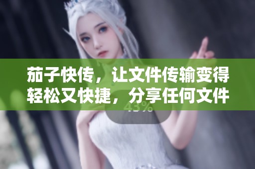 茄子快传，让文件传输变得轻松又快捷，分享任何文件毫无压力