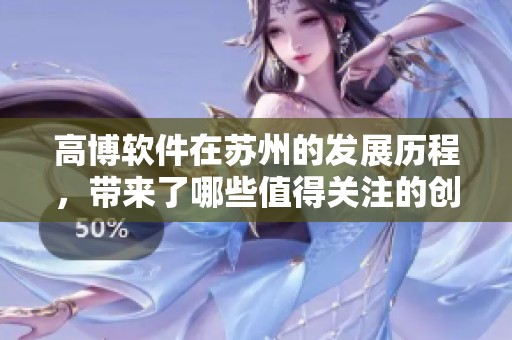 高博软件在苏州的发展历程，带来了哪些值得关注的创新与变革呢