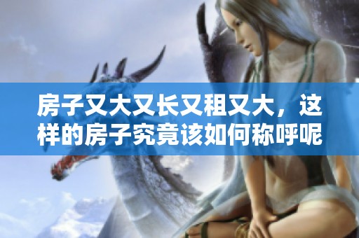 房子又大又长又租又大，这样的房子究竟该如何称呼呢