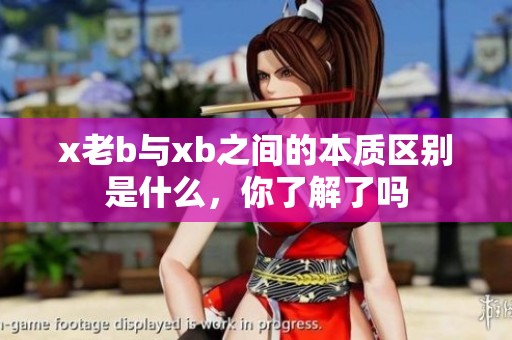 x老b与xb之间的本质区别是什么，你了解了吗