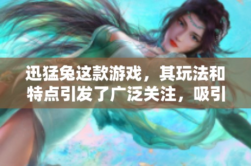 迅猛兔这款游戏，其玩法和特点引发了广泛关注，吸引了大量玩家。
