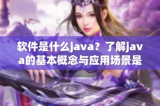 软件是什么j**a？了解j**a的基本概念与应用场景是非常重要的。