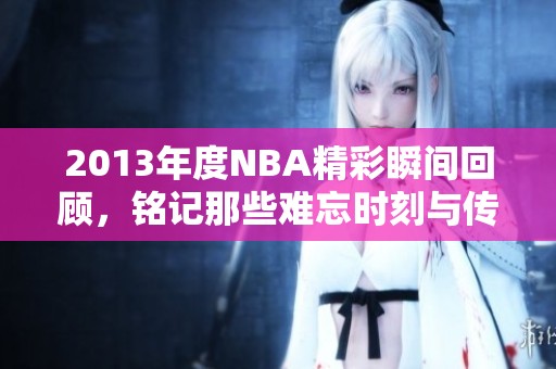 2013年度NBA精彩瞬间回顾，铭记那些难忘时刻与传奇球员的表现