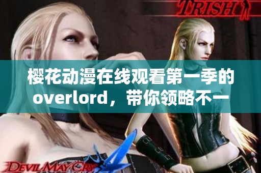 樱花动漫在线观看第一季的overlord，带你领略不一样的奇幻冒险世界