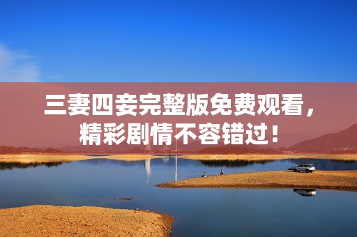 三妻四妾完整版免费观看，精彩剧情不容错过！