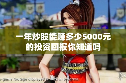 一年炒股能赚多少5000元的投资回报你知道吗