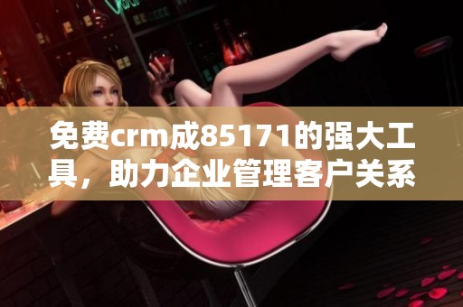 免费crm成85171的强大工具，助力企业管理客户关系效率提升