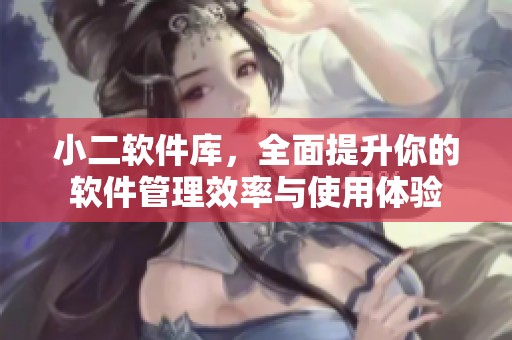 小二软件库，全面提升你的软件管理效率与使用体验