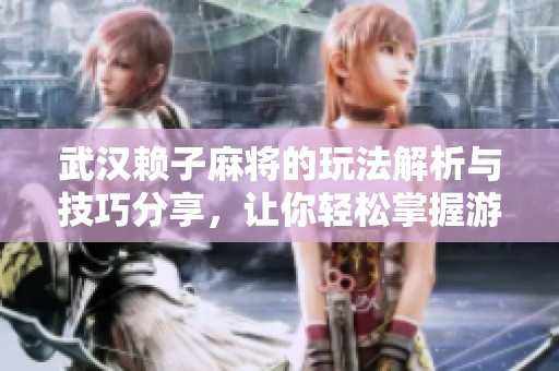 武汉赖子麻将的玩法解析与技巧分享，让你轻松掌握游戏乐趣