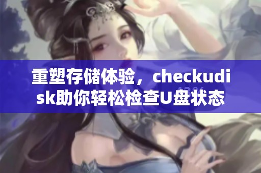 重塑存储体验，checkudisk助你轻松检查U盘状态