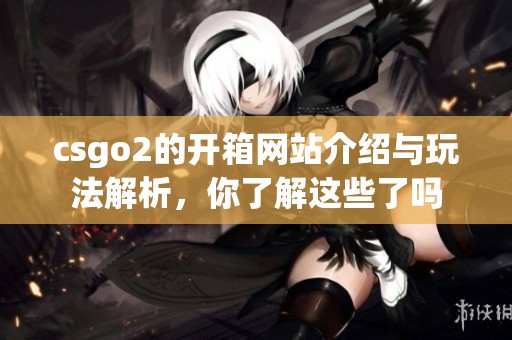 csgo2的开箱网站介绍与玩法解析，你了解这些了吗