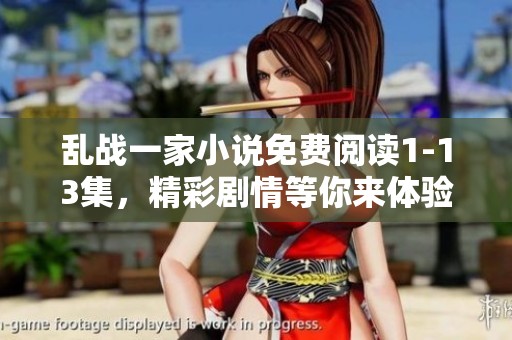 乱战一家小说免费阅读1-13集，精彩剧情等你来体验！