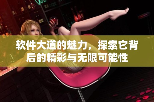 软件大道的魅力，探索它背后的精彩与无限可能性
