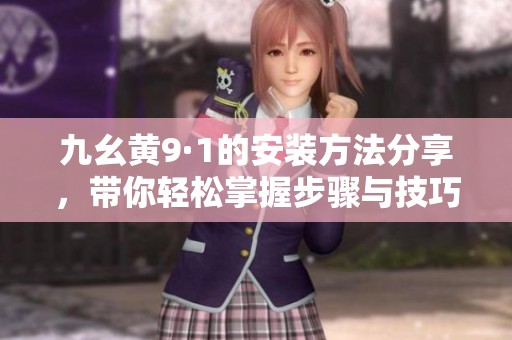 九幺黄9·1的安装方法分享，带你轻松掌握步骤与技巧