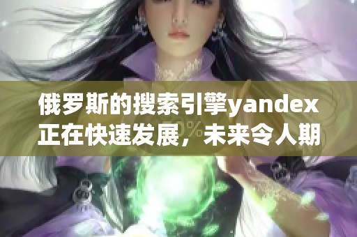 俄罗斯的搜索引擎yandex正在快速发展，未来令人期待的技术前景。