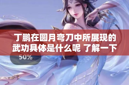 丁鹏在圆月弯刀中所展现的武功具体是什么呢 了解一下他的绝技吧